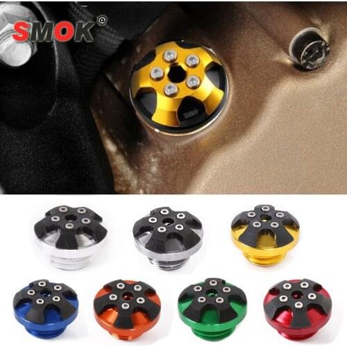 For Kawasaki Z800 Z1000 ZX-6R Motorcycle Universal DMV Modified CNC Oil Screw Engine Oil Cover