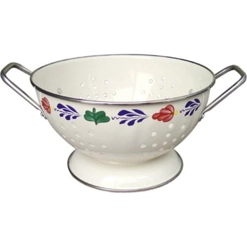 Creative High Quality Fruit Basket, Metal Retro Dripping Basin Drain Basket, Wash Basket, Candy Fruit Storage Basket