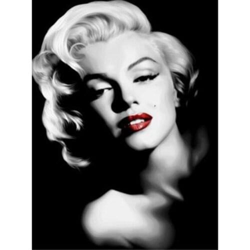 Marilyn Monroe 5D DIY Diamond Painting Famous Star Full Drill Square Diamond Embroidery Picture Of Rhinestone XN1474