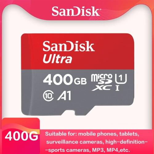 Sandisk micro card 400gb TF card 16gb 32G 64G 256GB 128GB 512GB class 10 U1 carte sd usb flash memory card 64gb microsd 120M/s