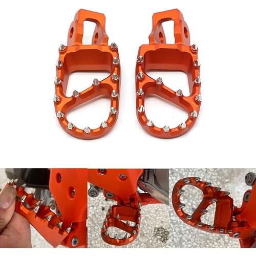 Brand New Motorcycle CNC Foot Pegs Pedals Foot Rests For KTM SX XC XCW XCF SXF EXCF 125 250 300 350 450 500 2016-2021 Motorcross