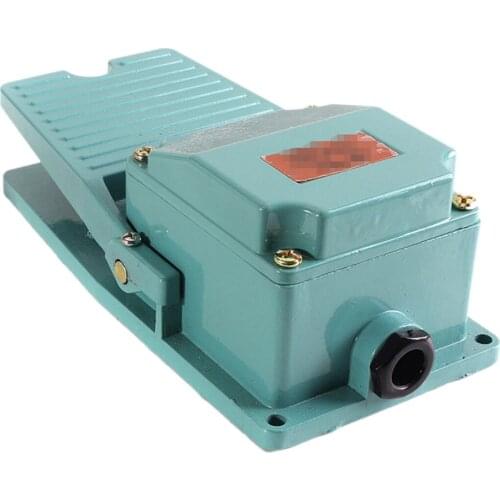 Metal Momentary Contact Antislip Pedal Industrial Foot Footswitch AC 250V 15A