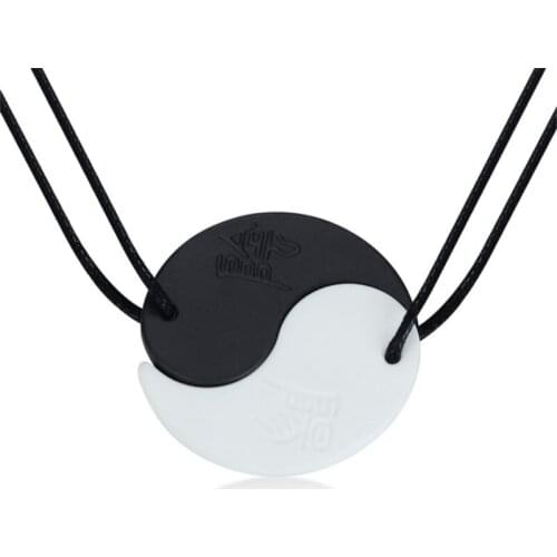 Top Sale Energy Gossip Tai Chi Yin Yang Necklaces For Men Stainless Steel Pendants Used In Healing to Keep Good Health In China
