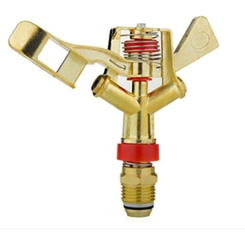 1 Pcs 1/2" 3/4" Plastic Metal Adjustable Garden Sprinklers Irrigation Watering Garden Watering Sprayer Nozzles