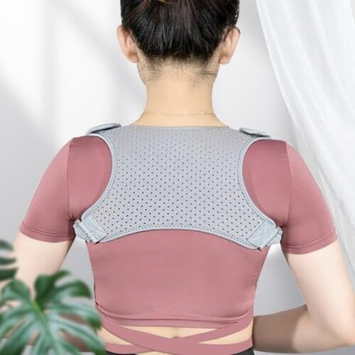 Upper Back Posture Brace Adjustable Straightener For Neck Shoulder Posture Corrector Providing Pain Relief