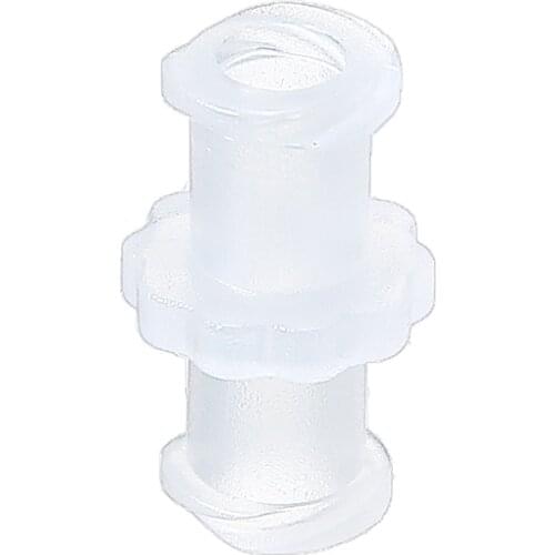 10pcs/set Durable Transparent Polypropylene Female to Female Coupler Luer Syringe Connector Home Improvement Parts