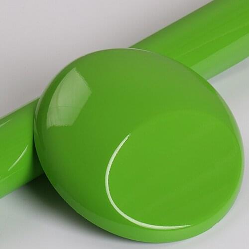 TSAUTOP 1.52x18m air free bubbles Super Glossy Film Apple Green car body adhesive sticker