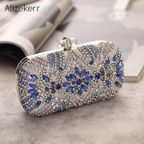Women Diamond Rhinestone Evening Clutch Bags Ladies Acrylic Hasp Chain Clutch Dinner Bag Wedding Party Banquet Handbags Wallets