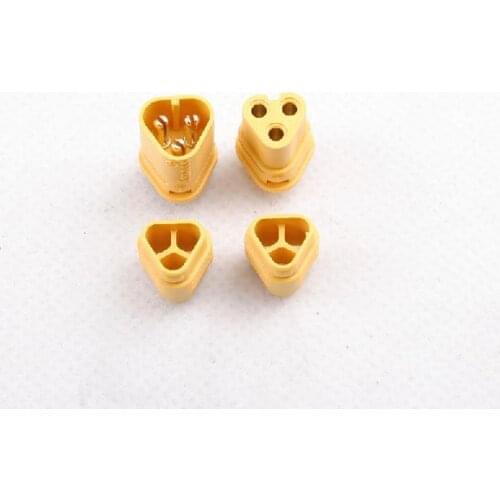 Free Shipping 10 pairs/lot AMASS MT30 2mm 3-pin Connector / Motor connector / Plug Set for RC Airplane Multicopter Quadcopter