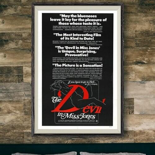 164 THE DEVIL IN MISS JONES Movie Wall Silk Cloth Poster Art Decoration Gift