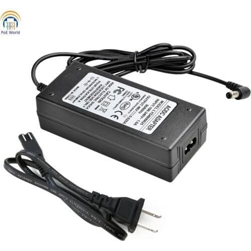 AC DC Power Adapter 2.1*5.5mm 48Volt 0.625A 30Watt EU UK US AU power plug 48V30W power supply power source