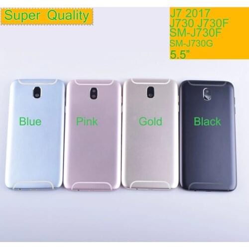 10Pcs/lot For Samsung Galaxy J7 Pro 2017 J730 J730F SM-730F Housing Battery Cover Back Cover Case Rear Door Chassis Shell