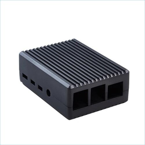 S ROBOT Raspberry Pi 4 Model B Aluminum Alloy Case/ Passive Cooling Shell Metal Enclosure Heat Dissipation for Pi 4B RPI183