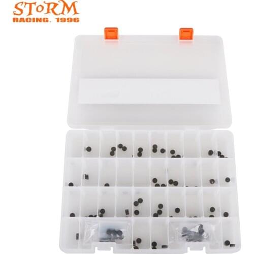 Motorcycle 141 Pcs Engine Part 7.48mm Valve Shims Kit For Honda CRF 150R 250R 250X Goldwing VFR750F 800F Magna NX250 ST1100 1300