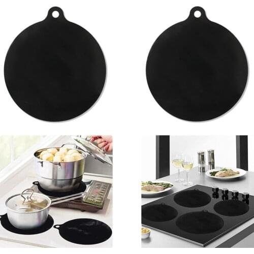 Electric Induction Hob Protector Mat Anti-Slip Mat Silicone Cooktop Scratch Protector Cover Heat Insulated Mat-ABUX