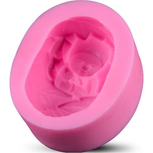 Small Baby Shape Instant Fondant Silicone 3D Mold Cake Mold Baking Tools Cake Decorating Tools D312