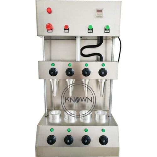 Hot sale!High Quality 2 Pcs Machine Including Pizza Cone Machine And Display Cabinet