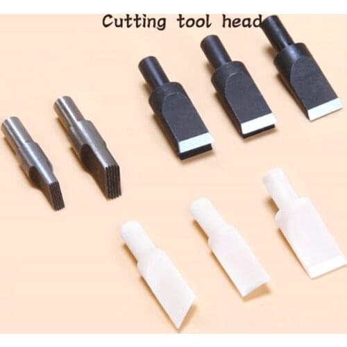 Leather Manual Carving Knife,Rotate Cutter Head Whirling Ceramic Steel Sculpture Enchase Printing DIY Cowhide Tools