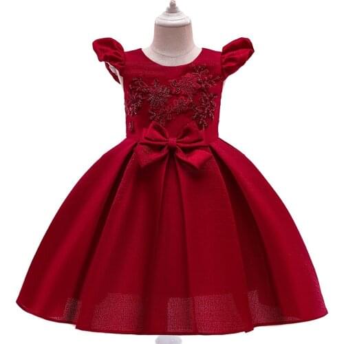 Summer Baby Lace Tutu Princess Dress for Girl Elegant Beading Flower Birthday Party Wedding Girl Dress Baby Girls Clothes