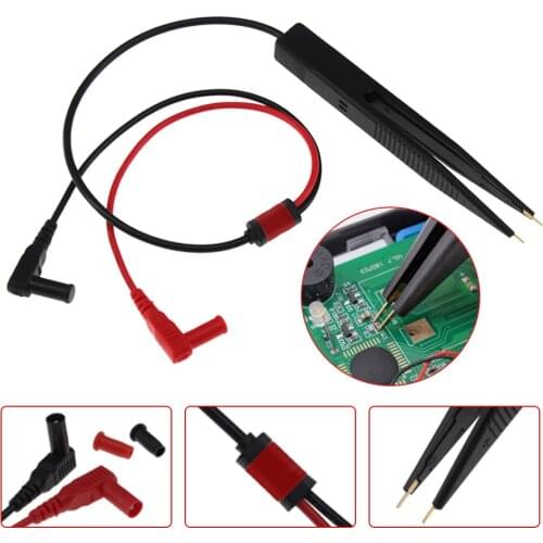 Taihom Clip Test Pen SMD Multimeter Probe Tweezers Patch For Capacitance Inductance Resistor Measurement Multi-Use Electric Tool