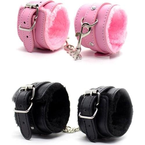 BDSM Bondage Flirting Fetish Slave Handcuffs & Ankle Cuffs Adult Erotic Sex Toys For Woman Couples Games Sex Products