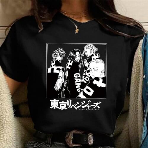 New Japanese Anime Tokyo Revengers T Shirt Men Kawaii Harajuku Manga Graphic Tees Anime T-shirt Unisex Summer Tops Tshirt Male