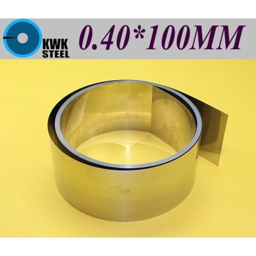 Stainless SUS304 Steel Strips 0.40*100*1000mm in Coil for Molds Distance Washer High Precision Parts Coiled Silicon Steel Sheet