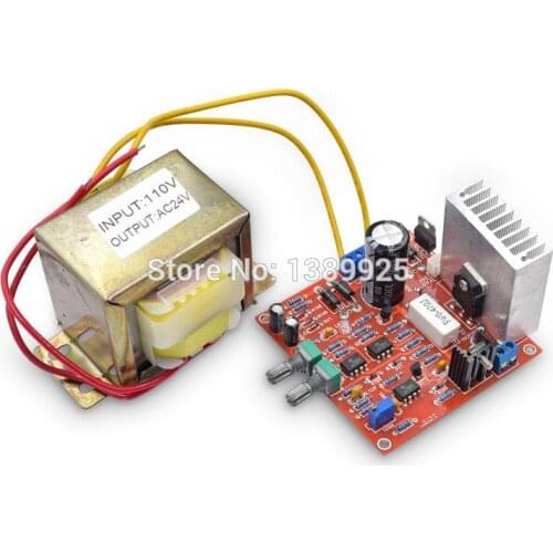 Free shipping 0-30V 2mA - 3A Adjustable DC Regulated Power Supply DIY Kit with US 110V transformer