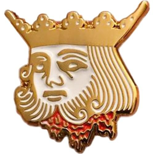 The king head pin