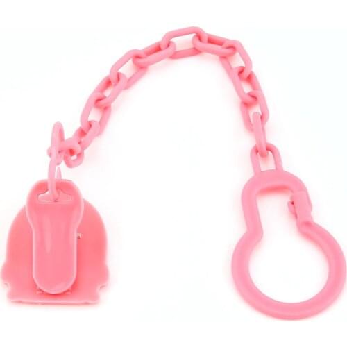 1pcs Retail Baby Pacifier Clip Drop-resistant Pacifier Chain Cute Cartoon Animal Infant Pacifier Holder Baby Soother Holder