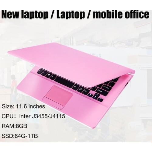 2021 new BSLAY 11.6 inch PDA mini Laptop 8GB DDR4 256GB SSD Windows 10 Notebook Intel J3455 Students Netbook Computer