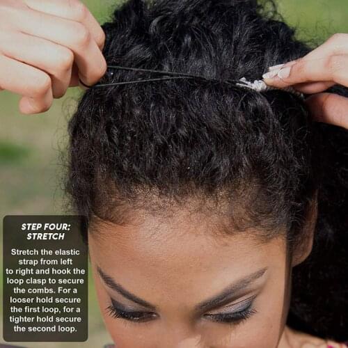 2021 New Vintage Banana Hair Clip Christmas Hair Accessory Stretchable Banana Comb