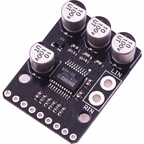 24-Bit Delta-Sigma 96-kHz Stereo A/D Converter PCM1802 ADC Decoder Digital PCM AV Amplifier Player Receiver Board Module 3.3V/5V