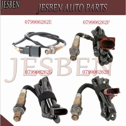 4PCS 079906262E 079906262F 079906262G 079906262H Front Rear Lambda Probe O2 Oxygen Sensor For AUDI Q7 4.2 FSI VW TOUAREG 5.0 TDI