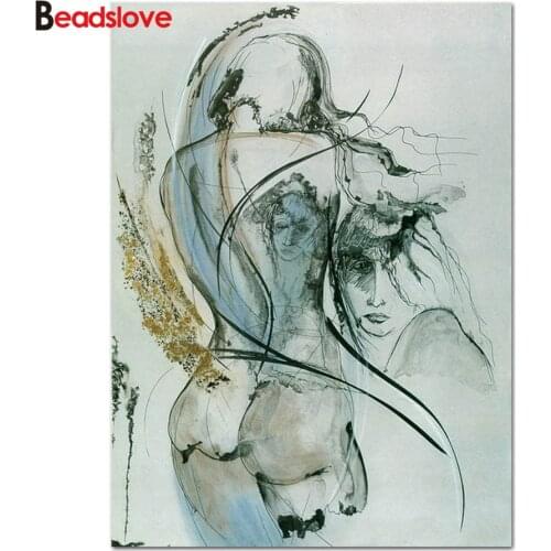 5D Diy Diamond Painting Full Square New Arrival Sexy naked couple Diamond Embroidery Mosaic Decoration For Home Hobby Crafts