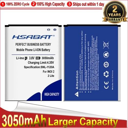 HSABAT 0 Cycle 3050mAh Battery for INOI 2 Lite INOI2 Lite High Quality Mobile Phone Replacement Accumulator