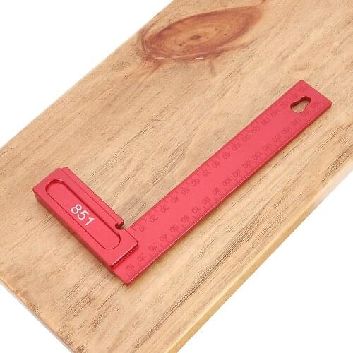 Aluminum Alloy 200mm Precision Woodworking Square Inch and Metric Machinist Square