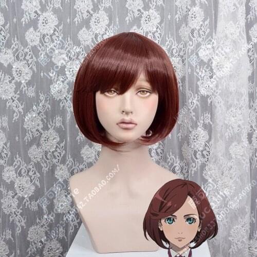 Anime Fairy gone Noel Marlya Short BOBO Hair Cosplay synthetic Halloween Wigs + Wig Cap