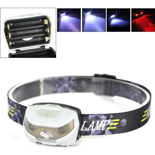 Two Switch 5W 800 lumen Strong Light Waterproof Outdoor Night Run Walking LED Outdoor Headlamp Headlight head lamp flashlight