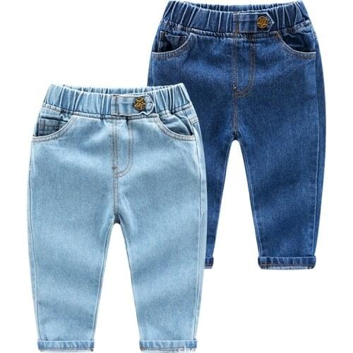 Spring Girls Jeans Baby Kids Jeans for Children Boys Girls Thin Denim Pants Toddler Pants Girls Kids Pants for Boy Girl 2-6Y