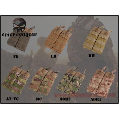 Emerson Modular Open Top Double MAG Pouch For 5.56 military airsoft combat gear EM6354