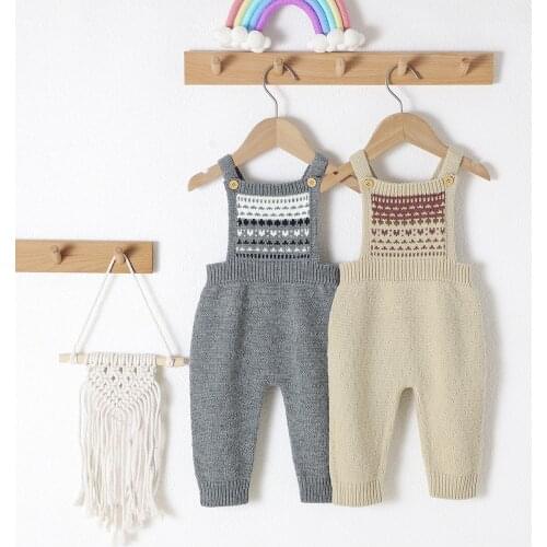 Baby Rompers Sleeveless Infant Bebes Boys Girls Sweaters Jumpsuits Outfits Autumn Winter Casual Sleeveless Toddler Children Wear