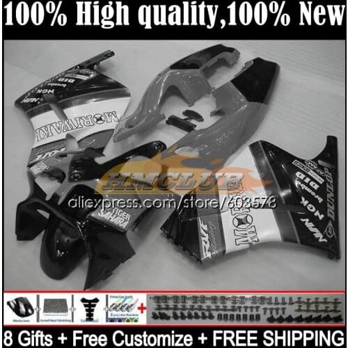Body For HONDA RVF VFR 400 R RR CC NC35 94 95 96 97 98 36CL.155 VFR400 R V4 VFR400R 1994 1995 1996 1997 1998 Fairing black grey