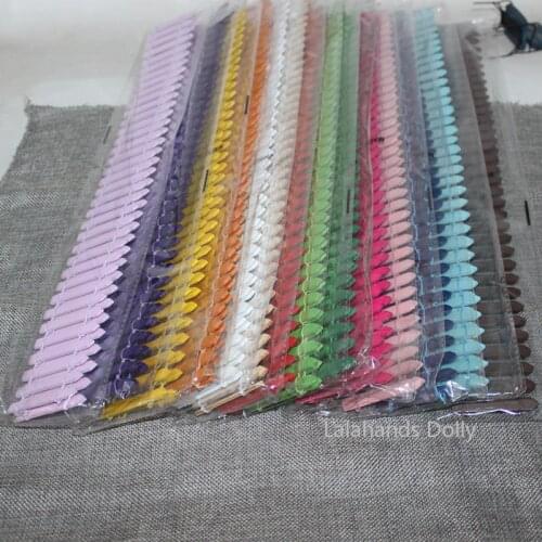 Doll House Length * Height :90*5cm Micro Landscape Fence Pure Handmade Mini Pure Color Log Fence Landscape Props