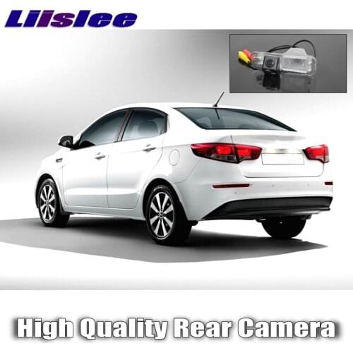 LiisLee Car Reversing image Camera For KIA Rio K2 Pride Sedan UB 2011~2017 Night Vision HD WaterProof Rear View back up CAM