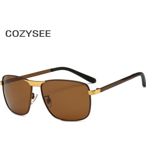 Polarized Sunglasses Men UV400 High Quality Retro Pilot Sun Glasses Coating Lens Driving Eyewear For Men Women