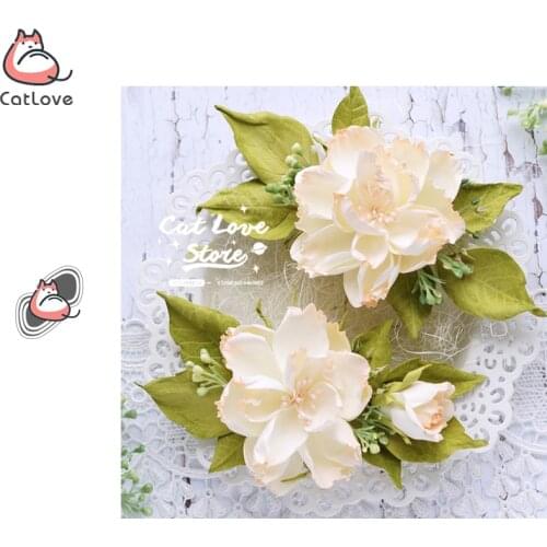 2PCS Flower Series Metal Cutting Dies Scrapbooking Stencil Decorative Craft Embossing Die Cuts Card Making New Dies For 2019