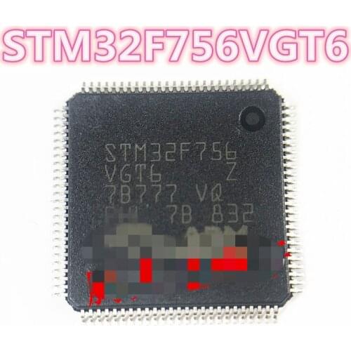 5piece-10piece/LOT STM32F756VGT6 Microcontroller IC 32-bit 216MHz 1MB (1M x 8) Flash memory 100-LQFP (14x14) New original