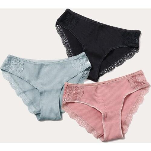 Fashion Cotton Panty Womens Panties Comfort Breathale Underwear Soft Skin-friendly Briefs Women Sexy Low-Rise Panty Intimates