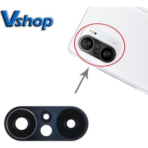 10 PCS Back Camera Lens for Xiaomi Redmi K40 Pro / Redmi K40 M2012K11AC M2012K11C Mobile Phone Rear Camera Lens Replacement Part